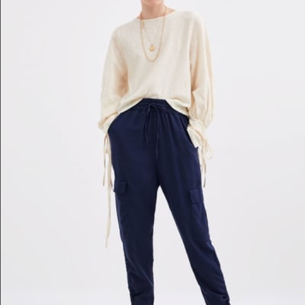 NWT Flowy Pants Navy XL - Picture 4 of 4